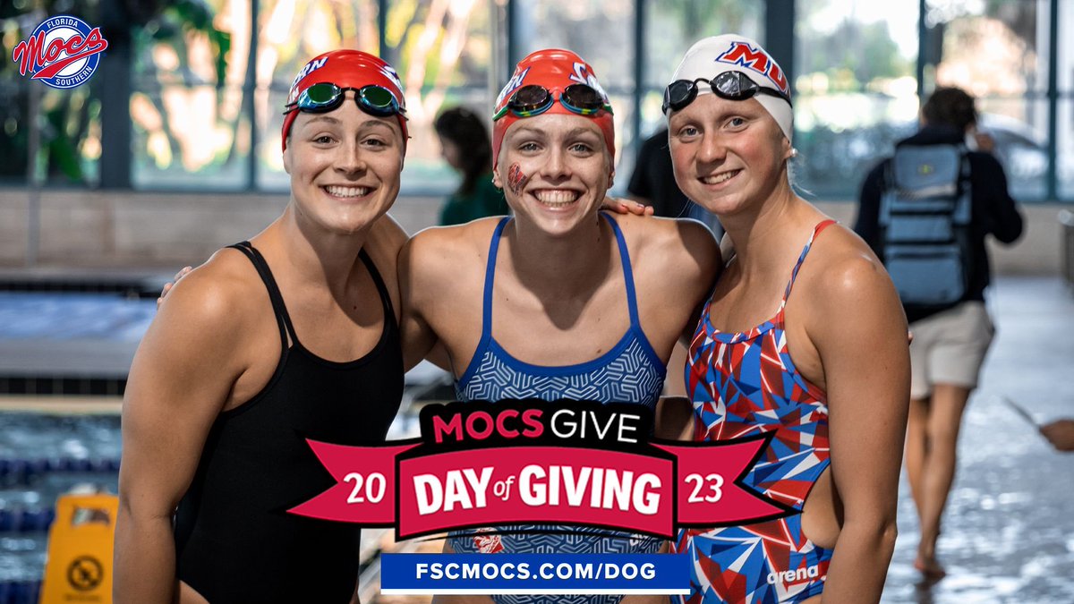 Happy Day of Giving, Mocs! We appreciate all the support you give for our women’s program! Day of Giving goes until tomorrow night at 8pm! dayofgiving.flsouthern.edu/wswim

#MocsGive #LetsGoMocs🐍 
#LinkInBio