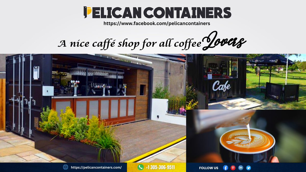 Old cargo containers are frequently converted into modern, trendy business parks where independent local vendors obtain their own storefront. 
Click the link 📷 bit.ly/3thmhhs
📷+1 305-306-9511