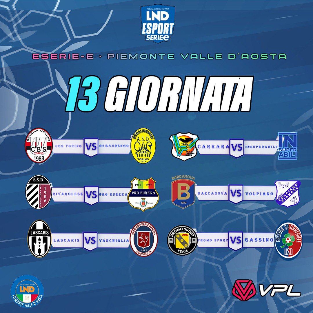 Tredicesima giornata di Campionato Regionale Lnd eSports 🎮⚽

#WeAreBarcanova #usdbarcanova #calcio #fifa23 #sport #ilovethisgame #equalgame #fifa #playstation4 #esports #lnd