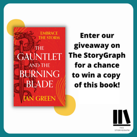 AdAstraFiction's tweet photo. There is one week left to enter our @thestorygraph giveaway for #TheGauntletAndTheBurningBlade ⚔️ 

A demon-dark fantasy that opens amid the bones of a dead god in a world wracked by the aftermath of an ancient conflict...

Enter now: https://t.co/YVHRwTTkm2 @IanTheGreen https://t.co/YBiGU1r7sT