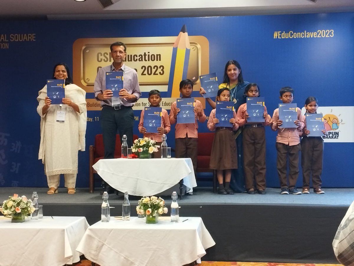 CSF_India's tweet image. 📸 Launch of ‘BaSE: Bharat Survey for EdTech’ - the first household survey on #edtech that aims to bring the voice of Bharat’s end user to the discourse on using #techforlearning. 
@AshishDhawanTCF @KukrejaSharma @GouriGu18038225 @TCFtweet #EduConclave2023