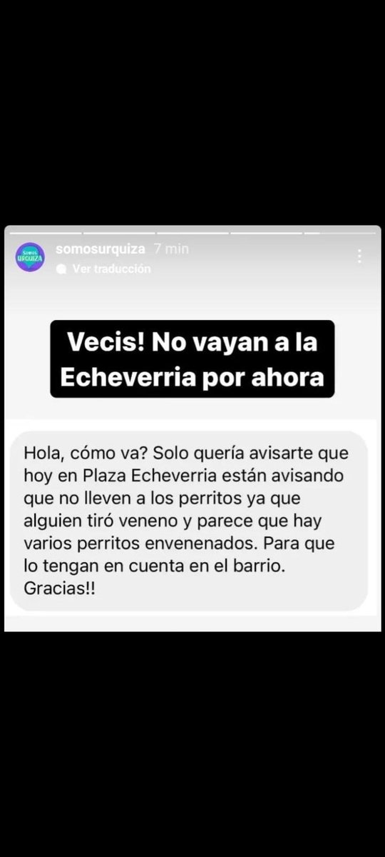 MakisMaldo's tweet photo. #nosotrosalamañana necesitamos hacer publico esto, amenazaron con envenenar a los perros por ladrar en el canil, hicieron nota en el programa d Maju Lozano y ayer ya empezaron las alertas de veneno y perros envenenados en esa plaza y amenaza en otras! @polloalvarezok @sofizamolo https://t.co/fURdoYRIDT
