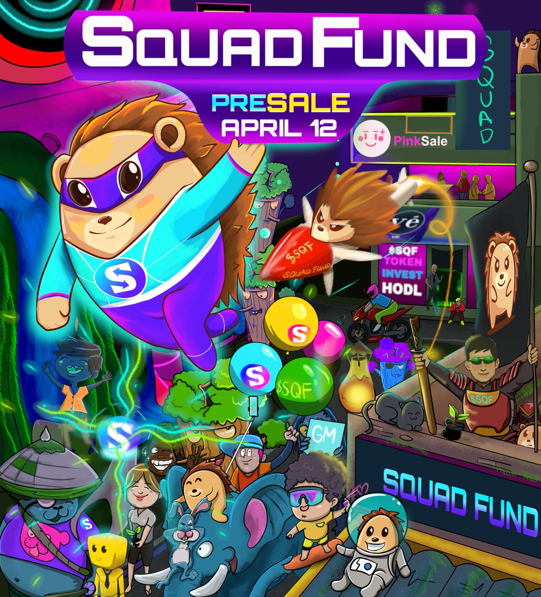 squadfundcrypto's tweet photo. Only a day left until our presale begins 🦔🦔
Check out this poster where Spike evolved into a giant hedgehog.

Join the Squad! https://t.co/hO6oayIo0W
https://t.co/2ugPIs56bc

#JOINTHESQUAD
#squadfund https://t.co/Wq4UEJfpEc