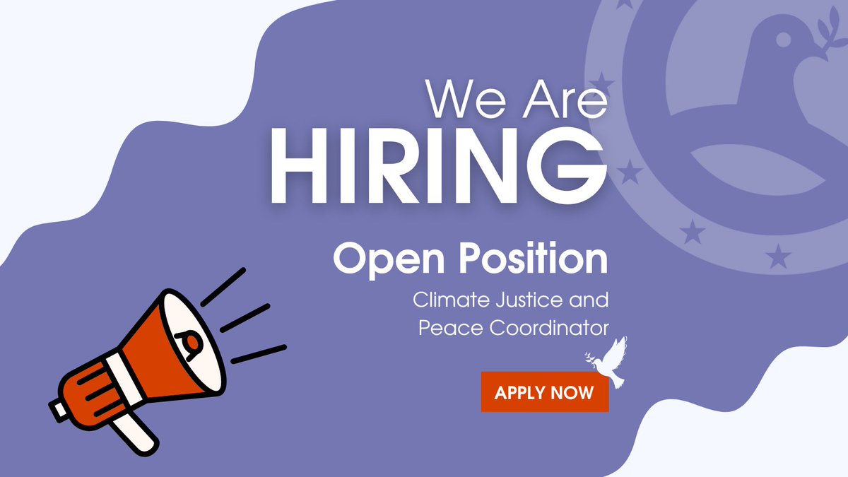 🔔 #JobOpportunity

Join the QCEA team as a Climate Justice & Peace Coordinator to help us develop & implement a climate justice strategy in line with QCEA’s vision and strategic objectives.

Apply before 1 May.

➡️ More info: qcea.org

#brusselsjobs #climatejobs