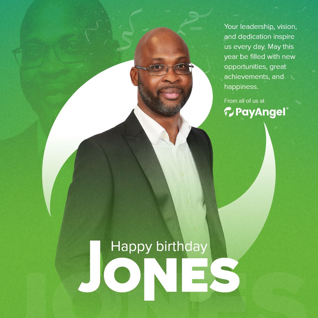 PayAngelMoney's tweet photo. Happy birthday to our amazing Jones (CEO, PayAngel). Your leadership, vision and dedication inspire us every day. May this year be filled with new opportunities, great achievements, and happiness. 

From all of us at PayAngel.

#payangel #sendmorethanmoney https://t.co/Ojs4lqsMKU