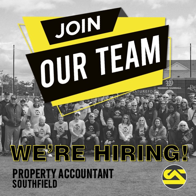 SignatureCRE's tweet photo. Signature Associates - a Crain's Cool Place to Work - has an opportunity for you to join our Signature Family as our new Property Accountant in Southfield, Michigan! Check out this amazing opportunity here: https://t.co/aAvRDbNKbq
#joinourteam #Southfield #coolplacestowork https://t.co/DnnXFM1yQL