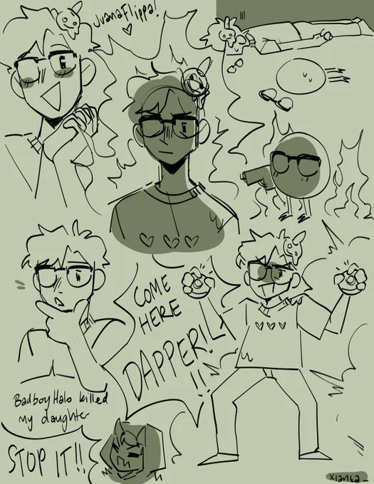 catching up on streams :0 so some sketches

#qsmpfanart #slimeciclefanart 