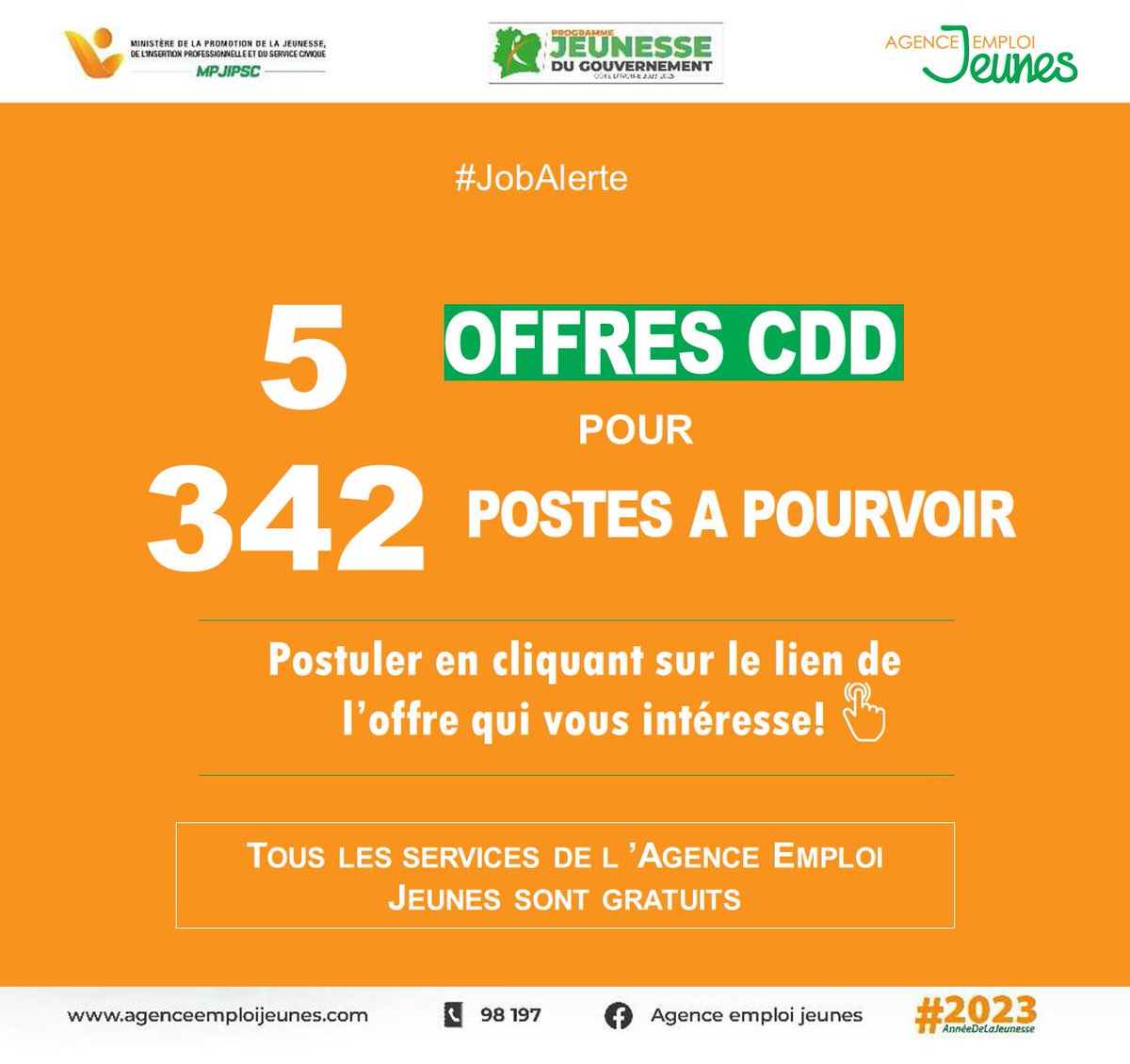 mpjipsc's tweet photo. #2023AnnéeDeLaJeunesse
𝐈𝐧𝐬𝐞𝐫𝐭𝐢𝐨𝐧 𝐝𝐞𝐬 𝐣𝐞𝐮𝐧𝐞𝐬 : 𝐎𝐟𝐟𝐫𝐞𝐬 𝐂𝐃𝐃
En savoir plus 📷 https://t.co/3aENWtIWt7
#MPJIPSC #Insertion #Emploi #Jeunesse #stageecole #stage #jeunes #annéedelajeunesse #CDD #CDI #AEJ https://t.co/2FtheDbvCu