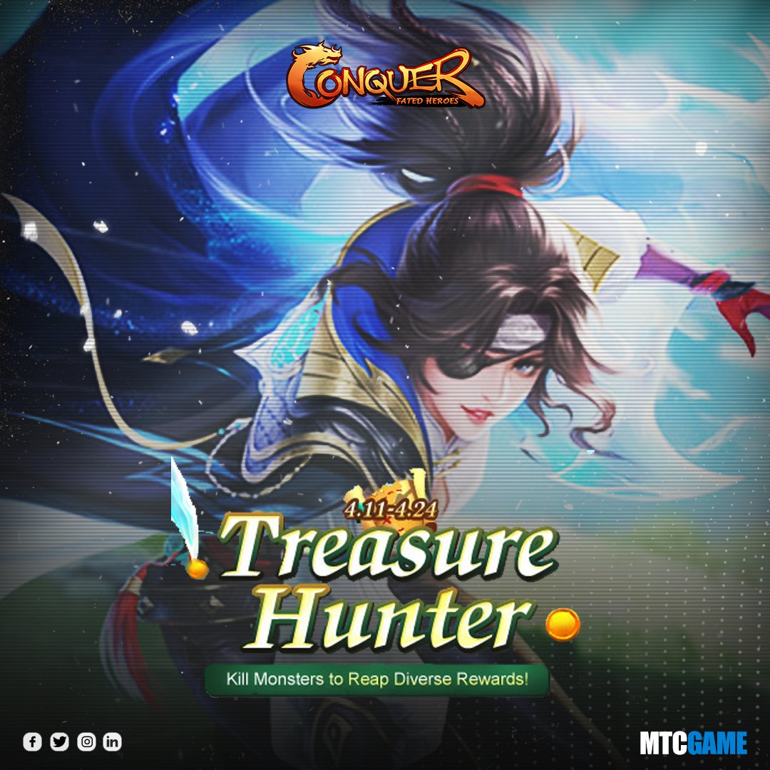 mtcgame's tweet image. Don&apos;t miss the ultimate treasure hunt hosted by Assad! Join now (Apr. 11-24th) to collect diamonds and exchange them for amazing rewards. Trade silver for rewards too! Get your Netdragon Conquer Online codes from MTCGAME.com. #treasurehunt #diamonds #conqueronline