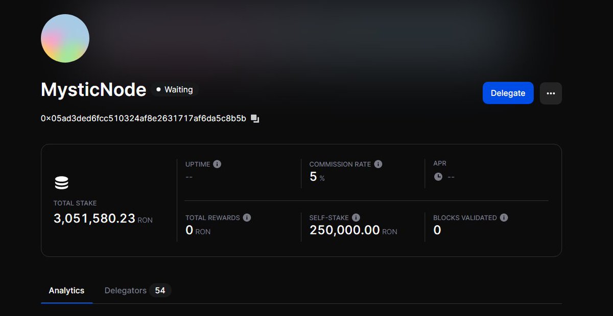 🤯🤯🤯 <a href="/MysticNode/">Mystic Node</a> 

3 Million $RON 🥩'd

<a href="/Ronin_Network/">Ronin</a> ⚡️