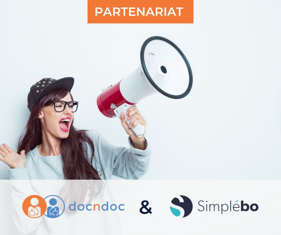 [#PARTENARIAT📣]

DOCNDOC X SIMPLEBO

Développez votre visibilité sur internet grâce à  Simplébo ! 😎

Pour en savoir plus, bit.ly/3mx50QS

#Medecin #Sante
