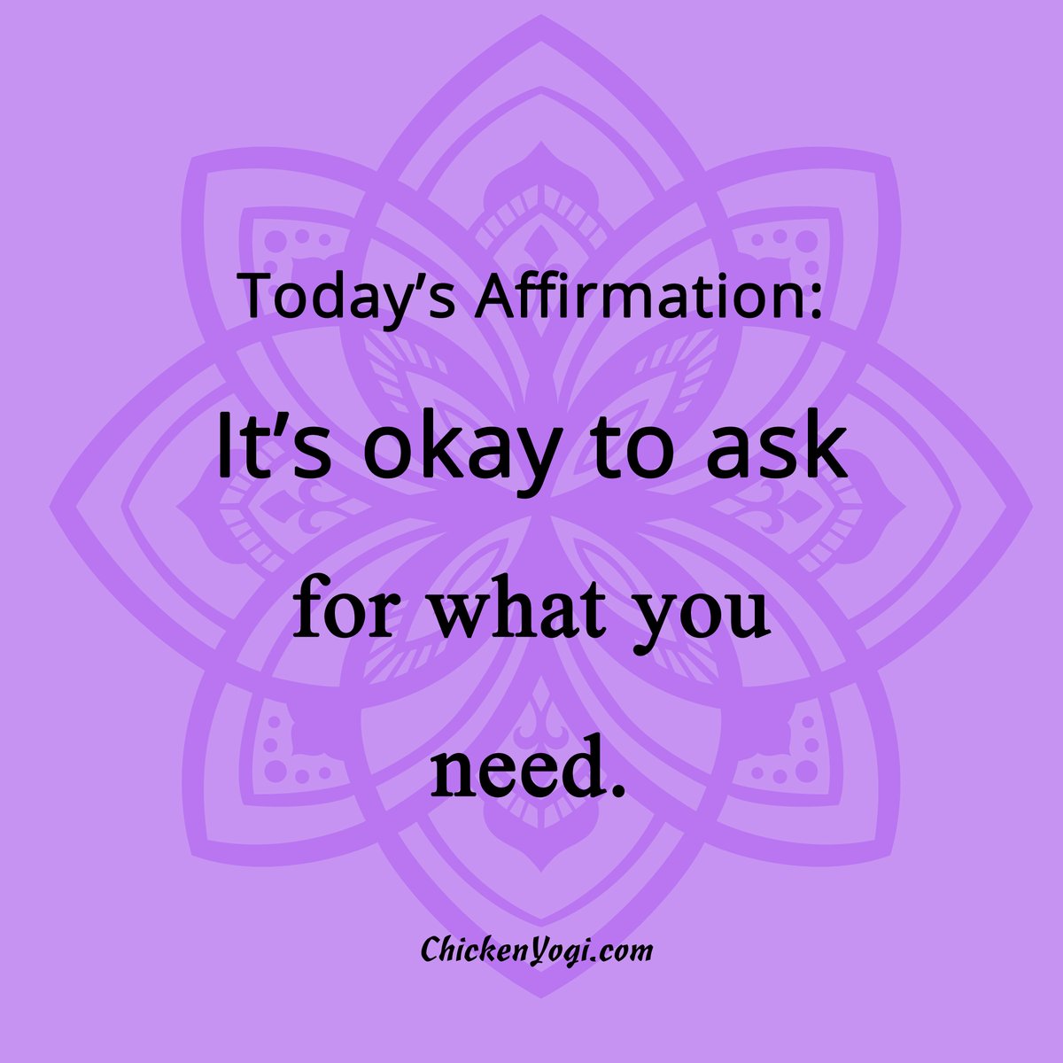 Today's affirmation:It's okay to ask for what you need.

#affirmation #WordsOfWisdom #seekjoy #happiness #ActuallyAutistic #AuDHD #disabled #disability