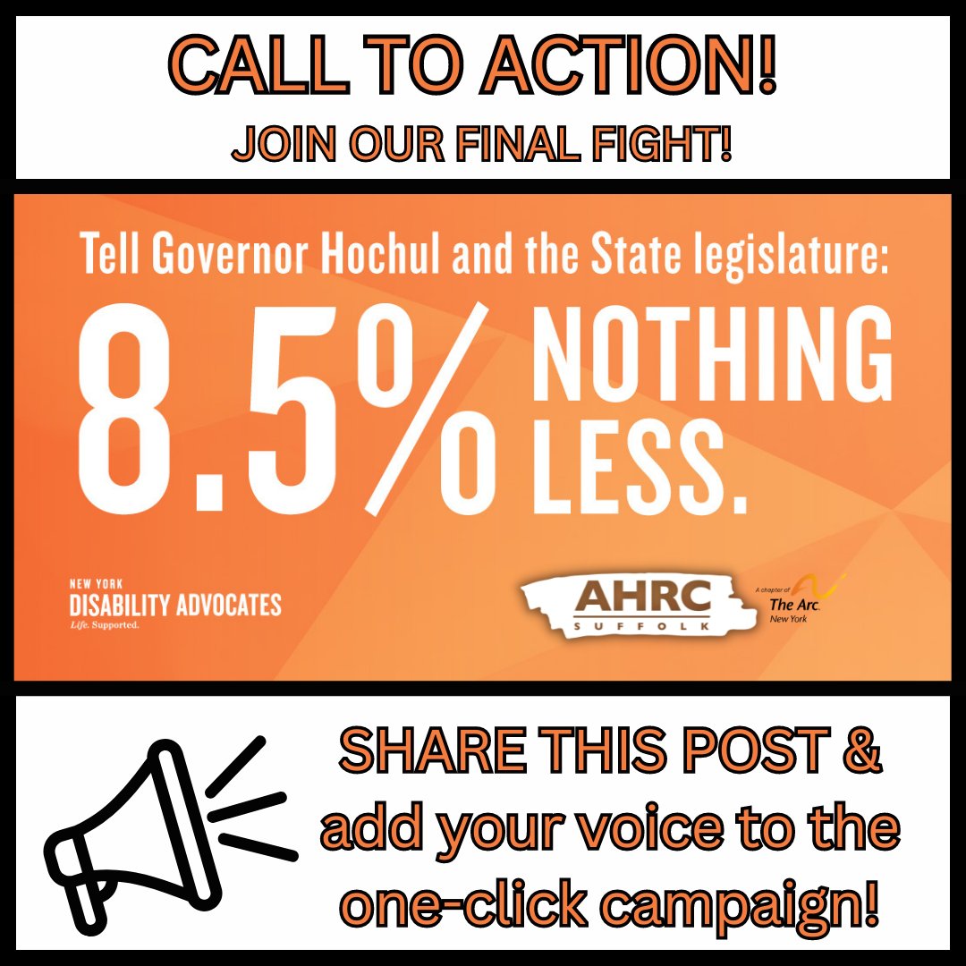 peoplesarc's tweet photo. The proposed 8.5% COLA must be NON-NEGOTIABLE!

How you can help:

🧡 Please share this post!

�� Click link below to add your voice to our one-click campaign:

➡️ https://t.co/aFRNNEcGoh 

🟠 Wear orange to show support for the 8.5% COLA!!
.
.
#IDDPriority #CareCantWait https://t.co/47M9WUdbeh