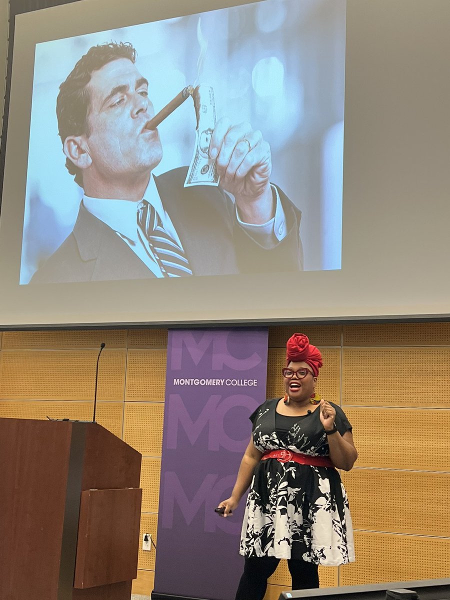 Amazing presentation on privilege, microaggressions, and difficult conversations by @Kweenwerk for #EquityWeek @montgomerycoll #cultureofcare