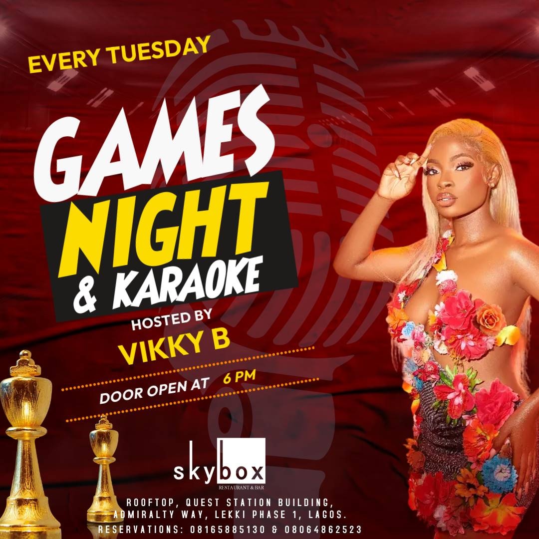 SkyboxLagos's tweet photo. Ready, set, game on tonight. Join us for a fun games night at SkyboxLagos. 

Come with a friend. 
#SkyboxLagos https://t.co/C9UfGRlDJE