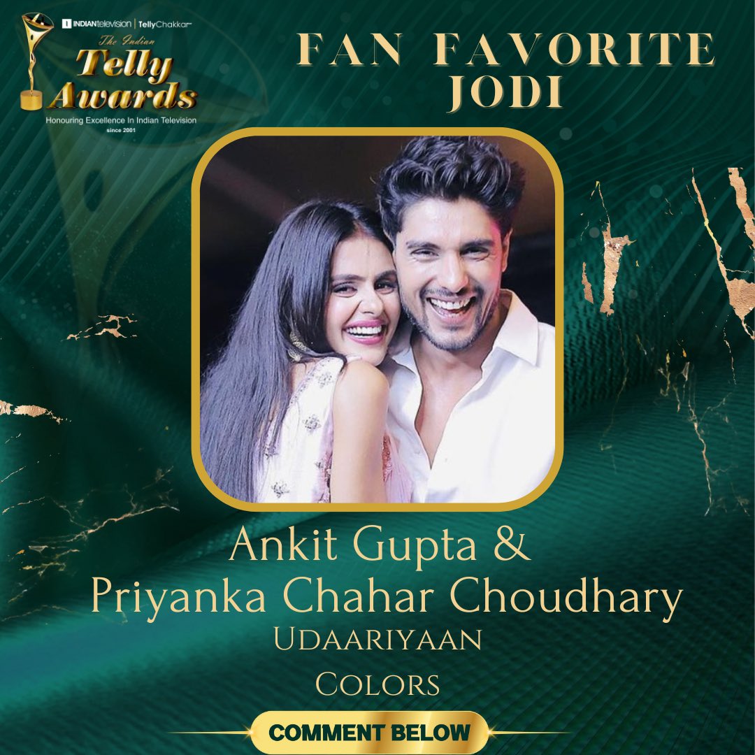 IndTellyAwards's tweet photo. Comment Down Below Your Favorite Jodi For The Indian Telly Awards 2023!! @tellychakkar @ITVNewz 

Vote Now: https://t.co/ahVVZ7RaYJ

For More Info: https://t.co/Tz2yUyw6tK

#ITA2023 #IndianTellyAwards2023 #awards #TV #fanfavoritejodi #votenow #commentbelow #tellychakkar #ITV https://t.co/wQVIaYkIzV