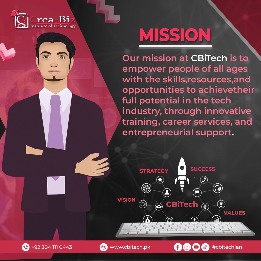 cbitechian's tweet image. Join us in our mission to empower the next generation of technology leaders!
Visit our website for more information, Link in bio.
.
.
.
#webengineering #website #ITinstitute #cbitech #advancedcareer #AdmissionsOpen #creabiz #learning #technology #digitalmarketingtraining