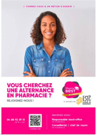 pharmabest_corp's tweet photo. #PharmabestAcademy 
depuis quelques jours, la campagne de recrutement de la prochaine promotion de la #PharmabestAcademy est lancée... merci @ESTC_Marseille pour ce magnifique partenariat https://t.co/XcPLaetiot