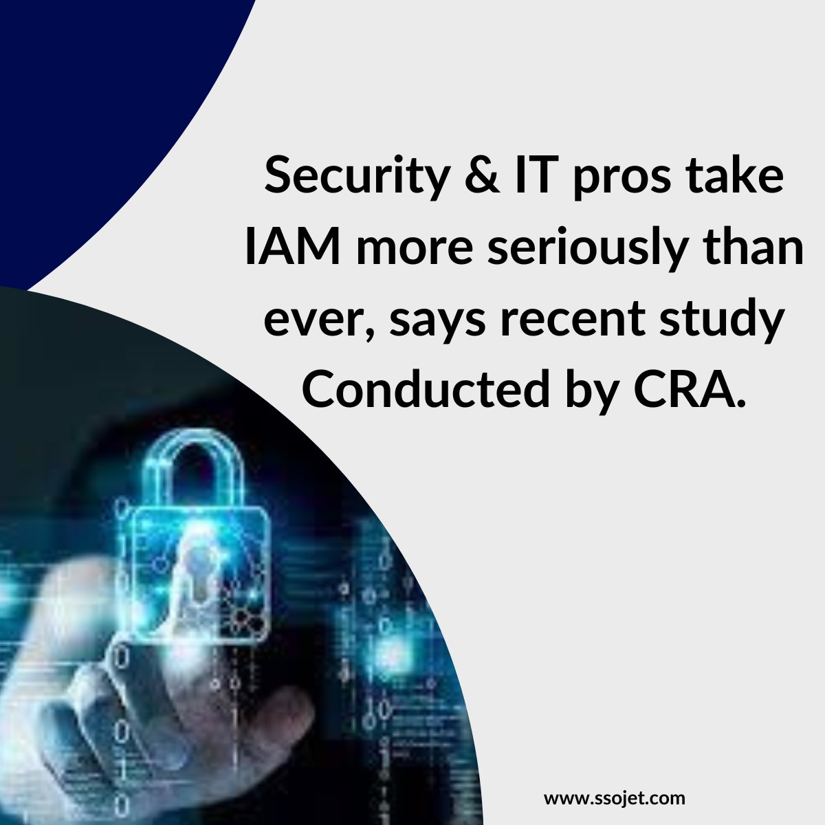 sso_jet's tweet photo. According to a recent study conducted by CRM security and IT professionals are taking Identity and Access Management (IAM) more seriously than ever before. 

This is a positive sign for improving #datasecurity and protecting sensitive information. 

#IAM #cybersecurity https://t.co/SqCcbd0FNg