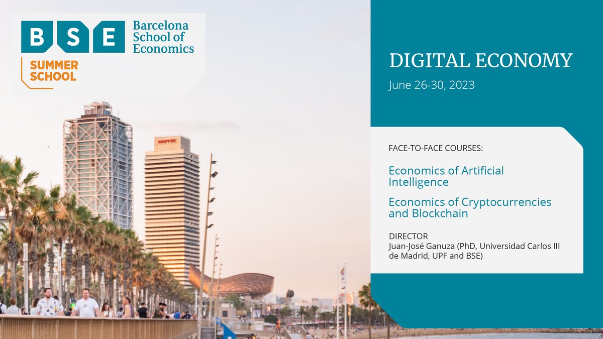 EmilioC_'s tweet photo. Teaching #EoAI this summer at the digital economy summer school @bse_barcelona. Deadline approaching soon (April 14th):
Apply here: https://t.co/9ZAADKorN1 https://t.co/nUZ2zv3FVx