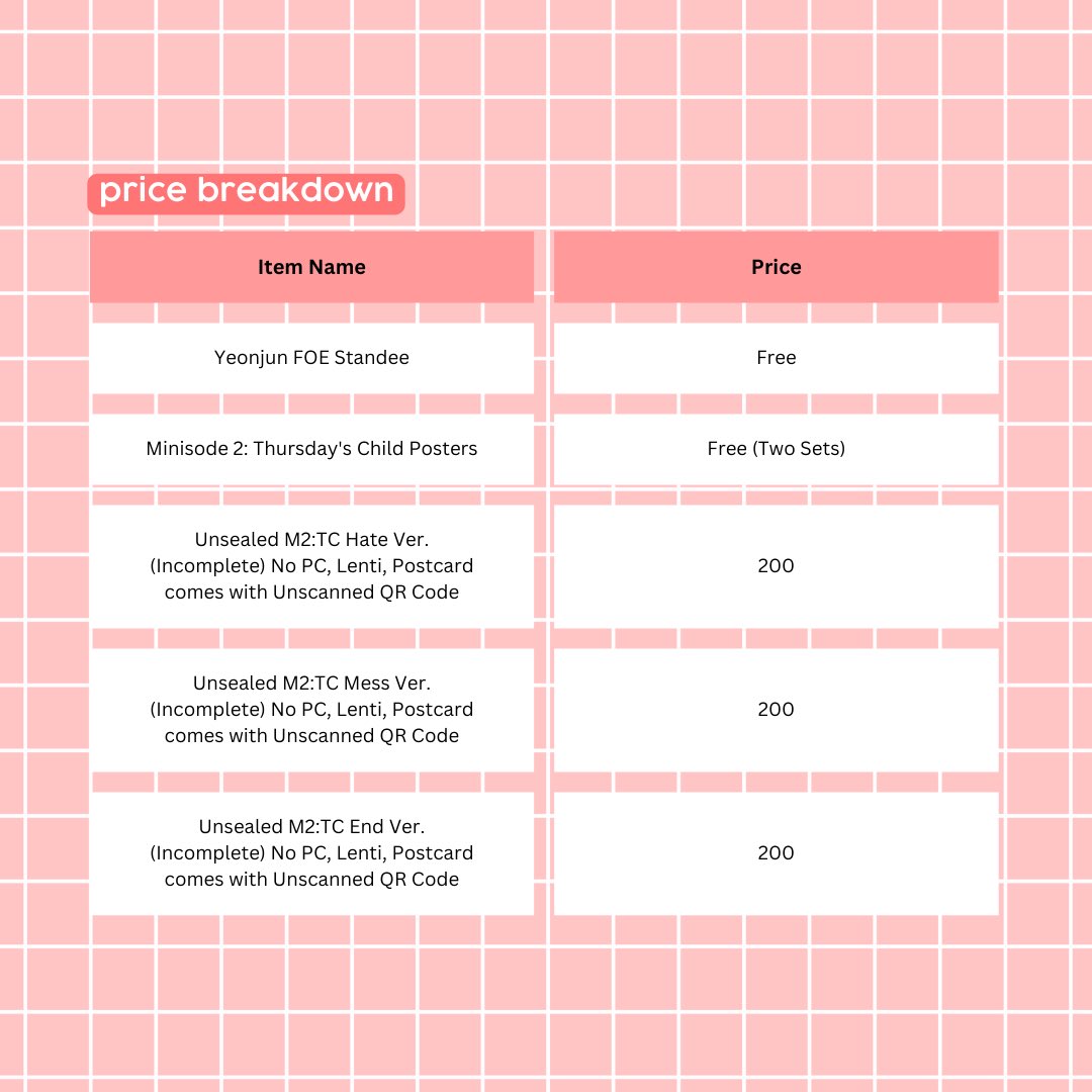 milkaism's tweet photo. price breakdown per set (negotiable!) 

## wts lfb ph svt seventeen txt tomorrow x together https://t.co/pfV8T1hSTN