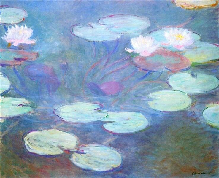 Arteymas_'s tweet photo. "Nenúfares en rosa", 1897-1899, Claude Monet. https://t.co/3DnhwJV77f