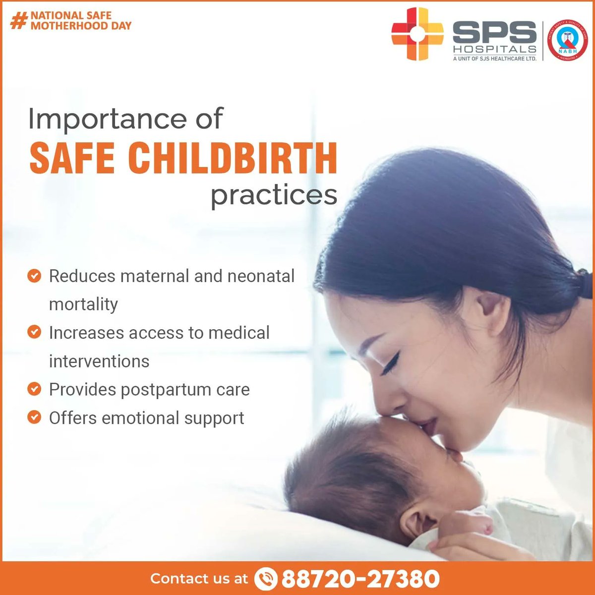 Every child deserves a safe and healthy start in life. By prioritizing safe childbirth practices, we can reduce maternal and infant mortality rates and create a brighter future for families around the world.

#nationalsafemotherhoodday #spshospitals
