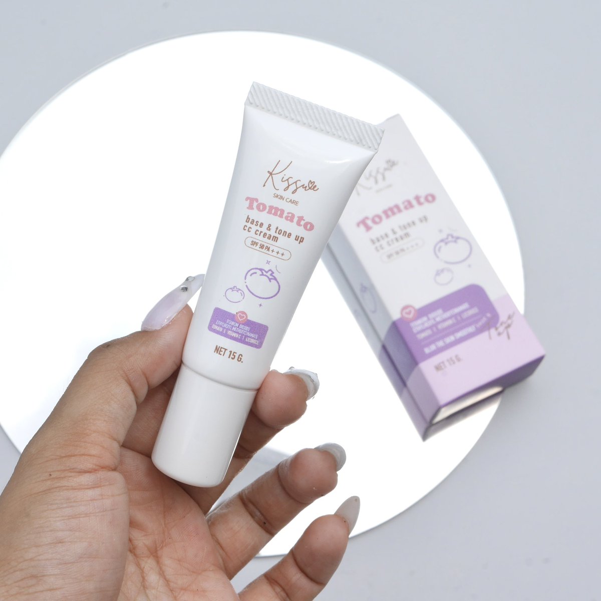 MooMooKhunn's tweet photo. #เบสมะเขือเทศผสมกันแดด เป็นทั้งเบสและกันแดดในหลอดเดียว มี SPF50 PA+++ บำรุงจากมะเขือเทศ วิตซี ชะเอมเทศ ที่ช่วยให้ผิวเนียน ใส ชุ่มชื้น เป็นเนื้อ CC ครีม เกลี่ยง่าย สีเข้ากับผิวหน้า ไม่ลอย น้ำกันเหงื่อ งานผิวสุดๆ ทาตัวเดียวจบ แต่งหน้าสวยเลย เราเลิฟมากทุกคน ไปลองเลย #ใช้ดีบอกต่อ https://t.co/7vngPCEDu6