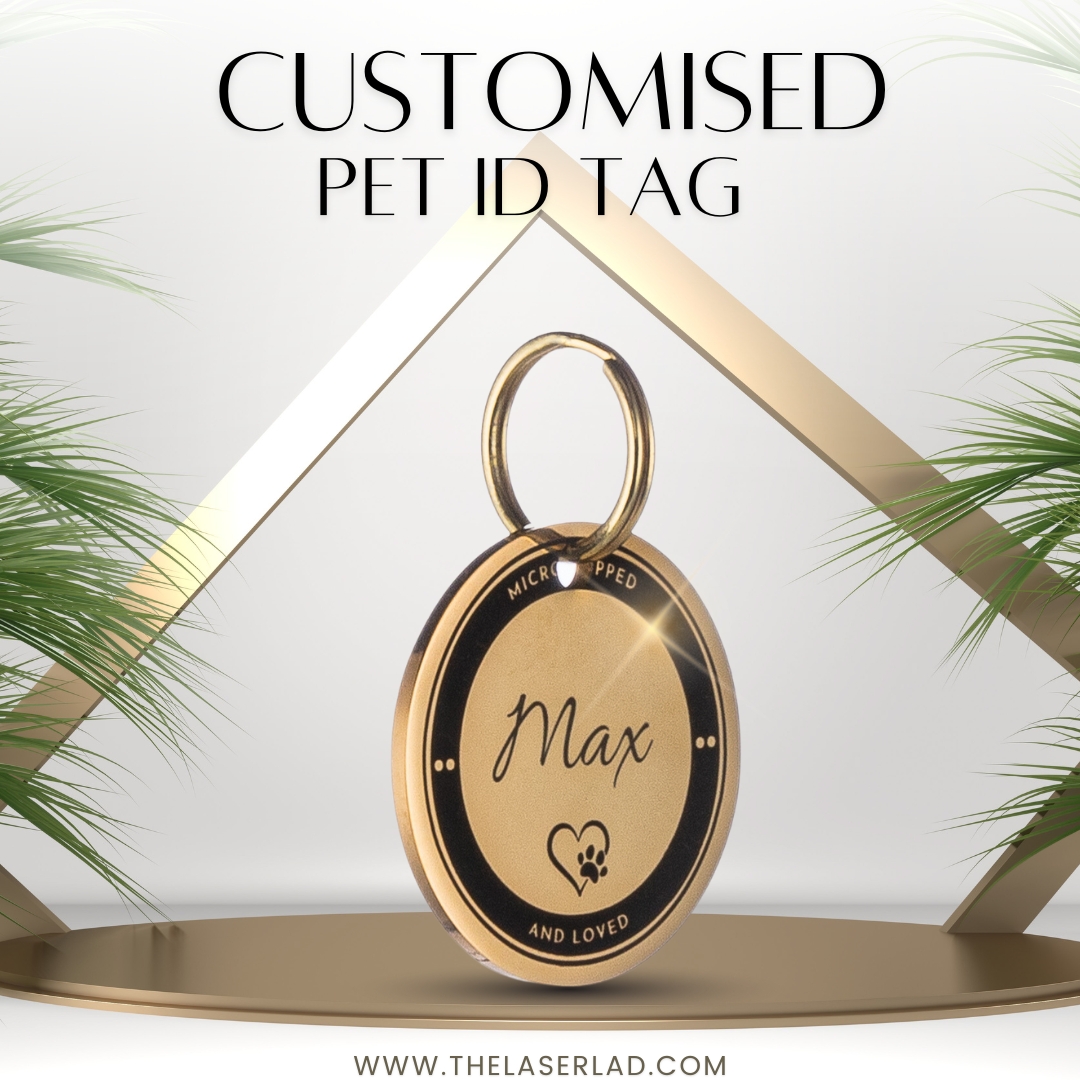 Show your pet some love this National Pet Day with our unique and stylish pet ID tags. #petidtag #nationalpetday
#personalizedpettag #petlove #thelaserlad 

Don't compromise on your pet's safety, Order our high-quality pet ID tags here at thelaserlad.com