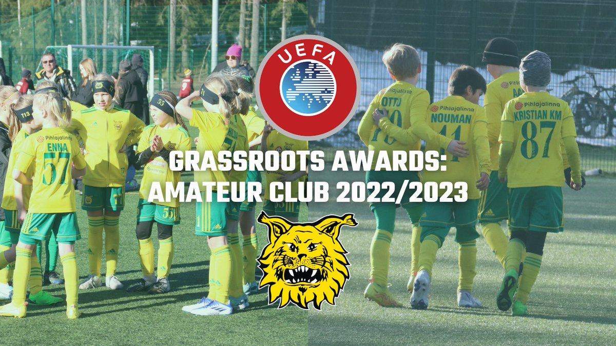 UEFA Grassroots Awards 2022/23 - Vuoden amatööriseura Euroopassa: ILVES🟡🟢

SAA TUULETTAA🙌

Hopeasijan sai ranskalainen Fontenilles FC ja pronssisijan Bo’ness United Community FC Skotlannista🥈🥉

➡️uefa.com/insideuefa/new…

#keltavihreä #ilves #tampere #UEFA #Grassrootsfootball