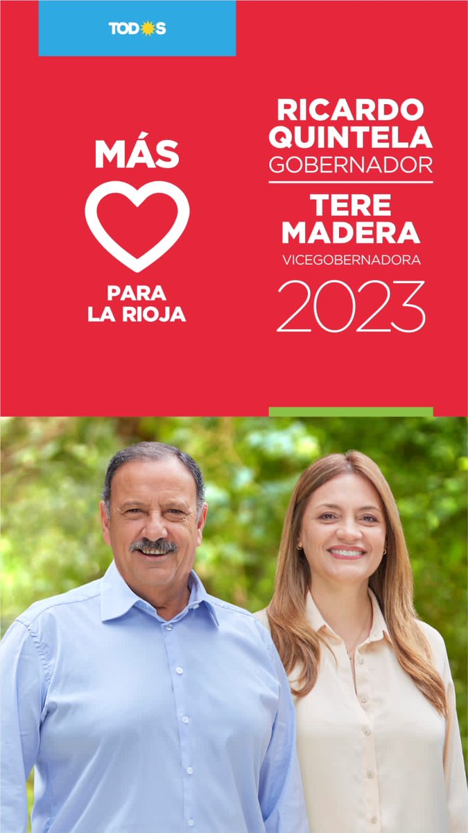 AgnerDaniela's tweet photo. Más inclusión, más trabajo, más oportunidades para La Rioja. Vamos por mucho MÁS crecimiento para Chilecito y nuestra provincia.
Más ❤️
Más Ricardo, Más Tere
#7deMayo
#Chilecito2023
#PartidodelaVictoria
#Todos
@QuintelaRicardo
@TeresitaMadera https://t.co/YoVBuHJVKi