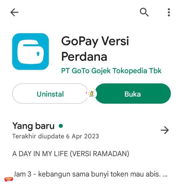 /df fyi gopay udah misah nih aplikasinya sama g*jek terus ada free transfer juga 100x~