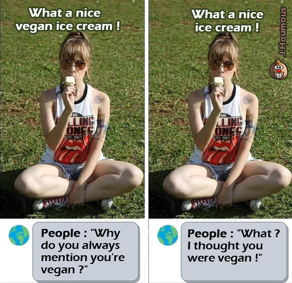 #veganhumor #veganhumour #veganmeme #veganmemes #vegansmemes #vegan #vegans #veganism #govegan #veganliving #veganlife #veganlifestyle #veganeating #veganproduct #veganproducts #veganicecream