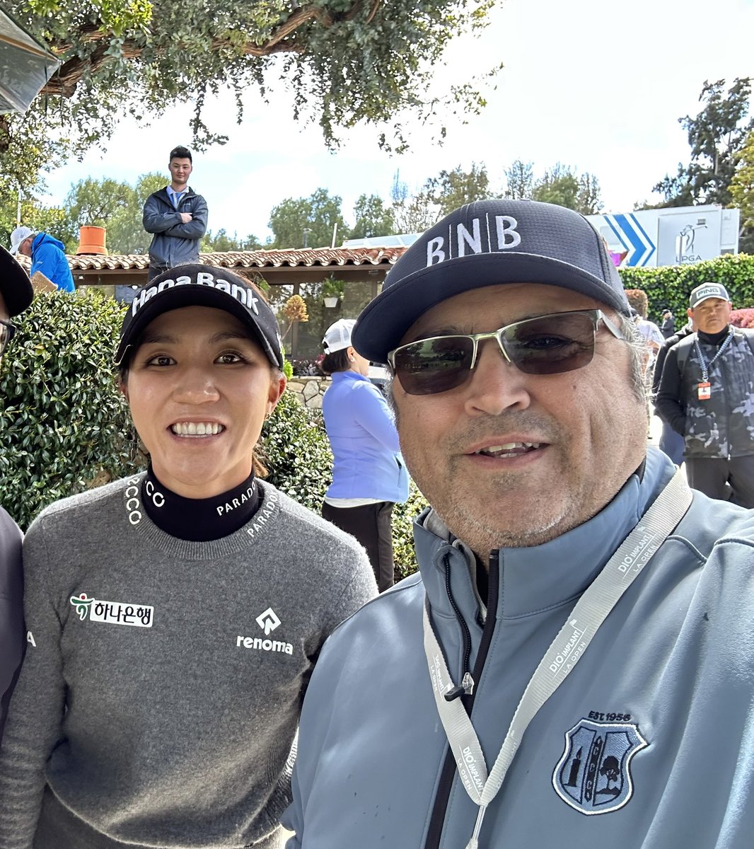 I was happy to meet @lydsko at the LPGA LA open such a nice person and of course great golfer #lpga #golf