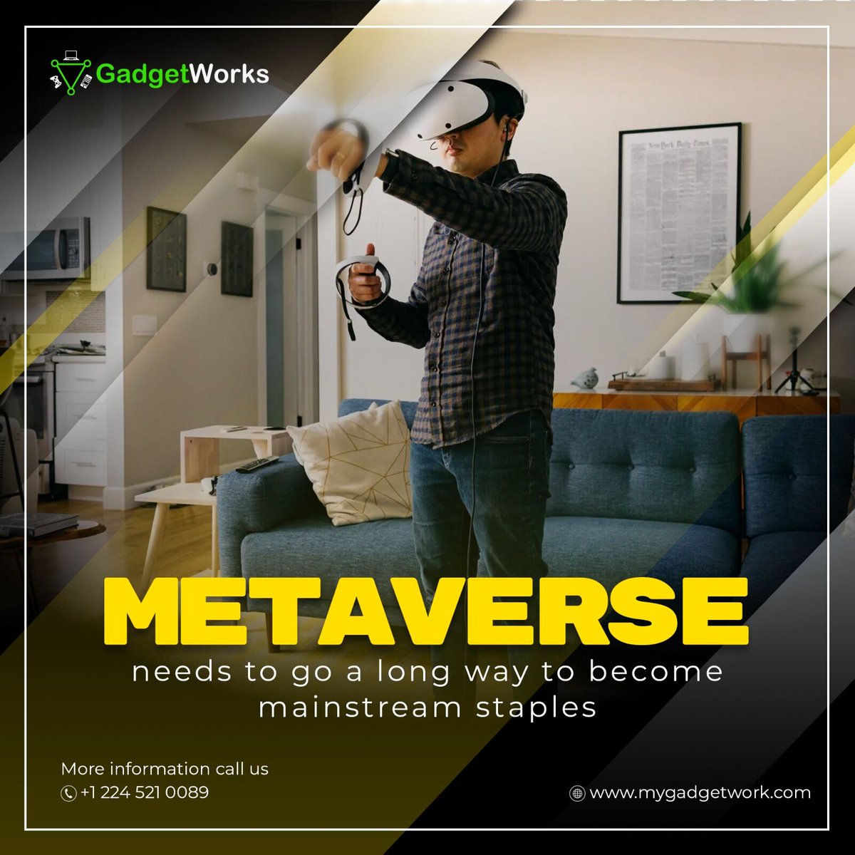The virtual reality game is on high nowadays. But in comparison to that, Metaverse needs to work a long way to be on the traction. 

Visit Our Website or Visit Our Store : mygadgetworks.com

#metaverse #realitygame #videogamers #repairservices #gadgetissues #devicerepair