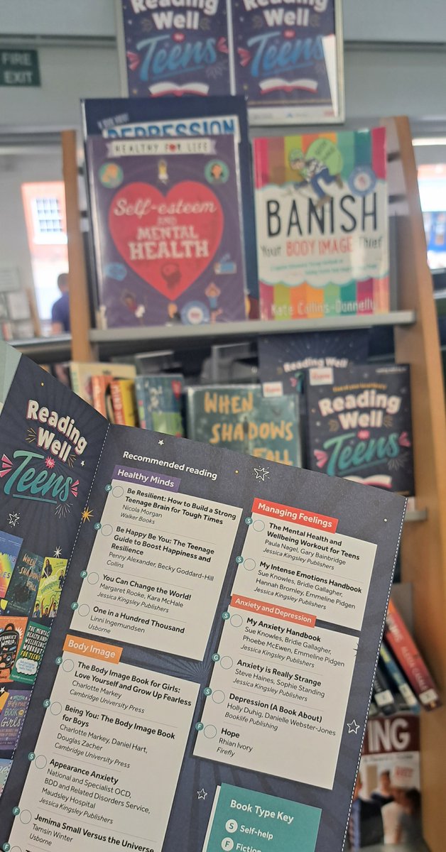 Together with the @readingagency, we offer a range of books picked by teens and health professionals to help with difficult times and challenging emotions.

This includes inspiring and insightful books from @SitaBrahmachari, @patrick_ness and more #ReadingWell #Libraries