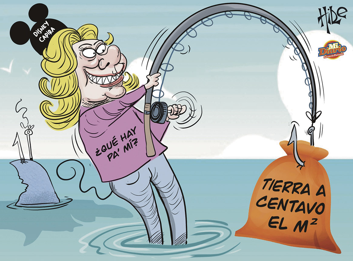 hildesucre's tweet photo. #caricatura de hoy en @MiDiarioPanama ¡Como buena pescadora! https://t.co/HCZPMJEMI2