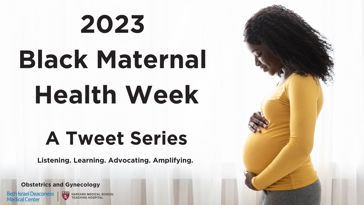 Today is the start of #BlackMaternalHealthWeek, recognizing the important work of @BlkMamasMatter & all those dedicated to improving Black maternal, reproductive and birth outcomes. Join us this week for a special tweet series to listen and learn. #ReproJustice #MaternalEquity