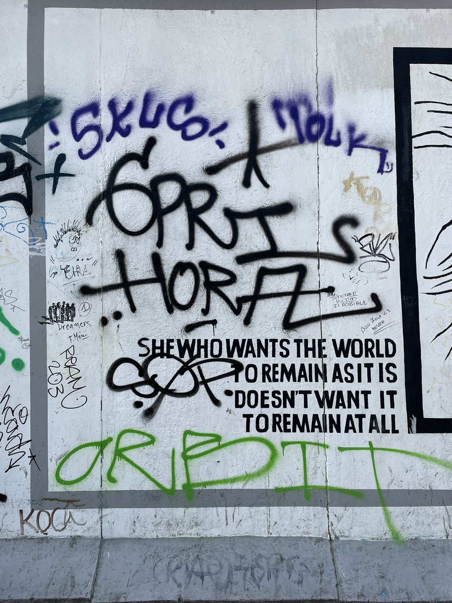 AthenaFosler's tweet photo. Berlin quickly became one of my new favorite cities last week. Spent hours a day wandering around, taking in the striking art, architecture &amp; style that has emerged from the cities unique history. #mubxl https://t.co/titSbKfR0E