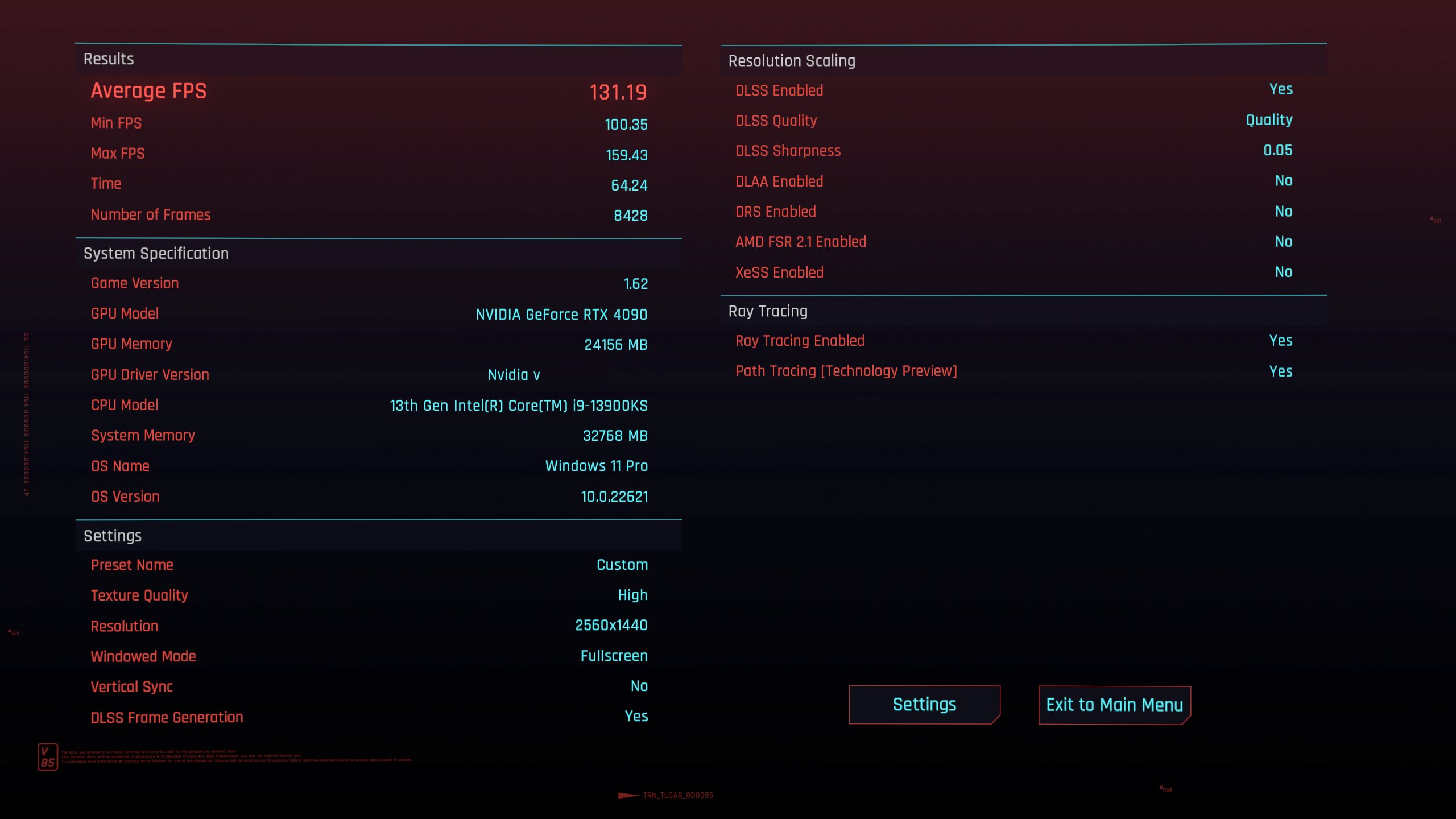 Tom Warren on X: Cyberpunk 2077's new Overdrive Mode (path tracing) at  1440p on a 13900KS and RTX 4090 with DLSS 3 quality - 131fps. Without DLSS?  13fps 🥲  / X