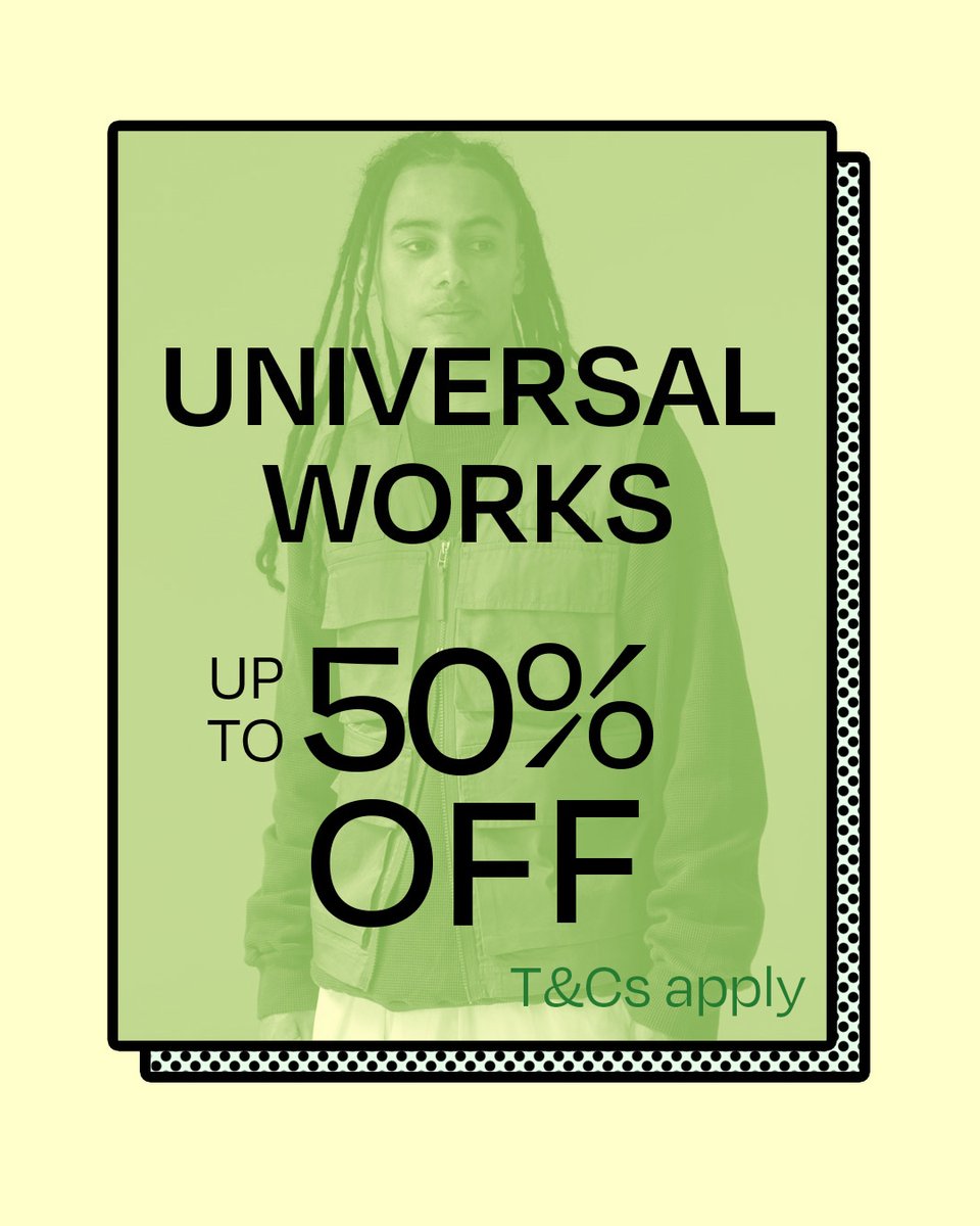 Listen up and listen good bucko – there’s tonnes of Universal Works schmutter in our spring clean sale thing, and you’d be a fool not to soak up these quite-frankly ridiculous savings. Head to the site and peruse the delights... oipolloi.com/brand/universa…