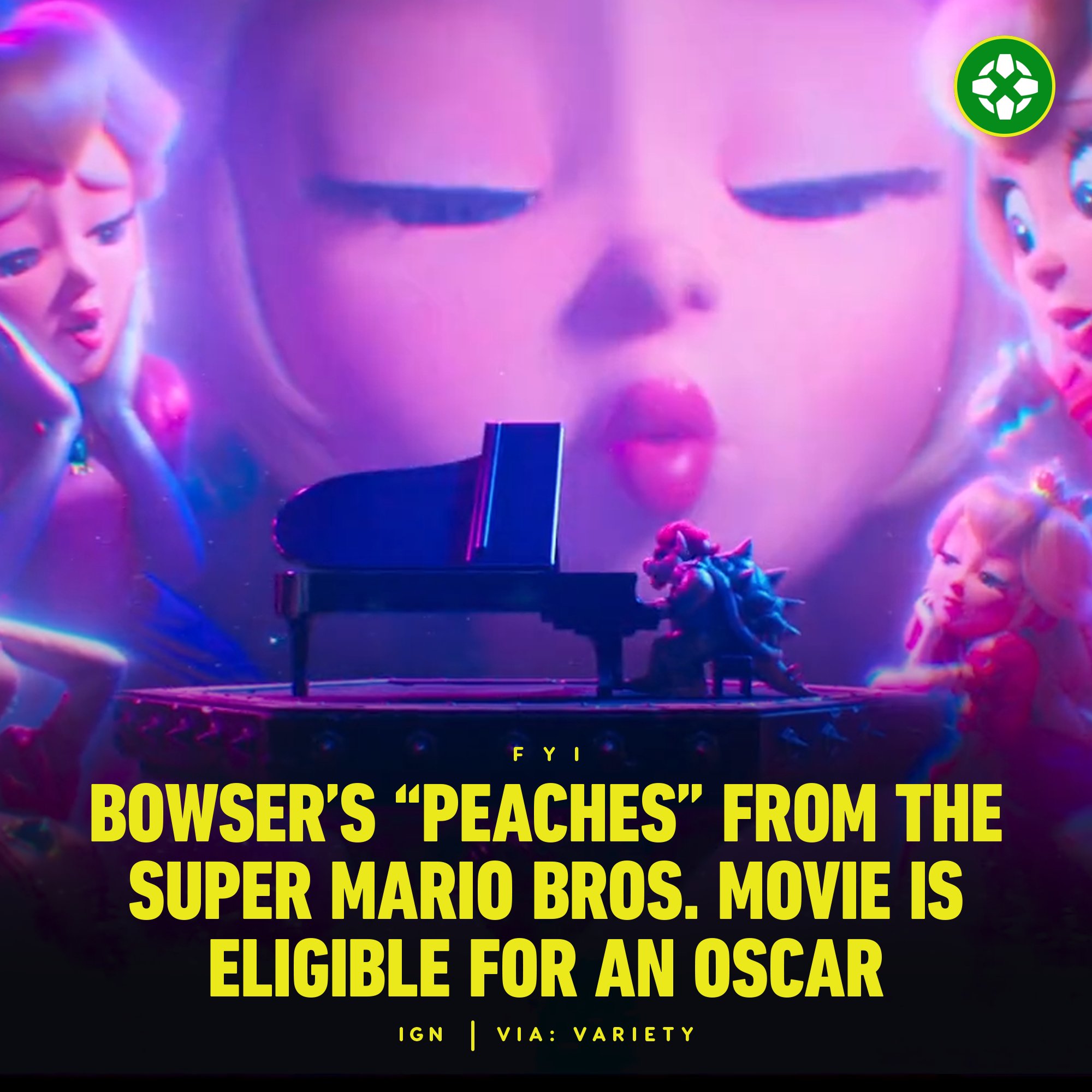 Peaches' Song From 'Super Mario Bros. Movie' Is Eligible for Oscars