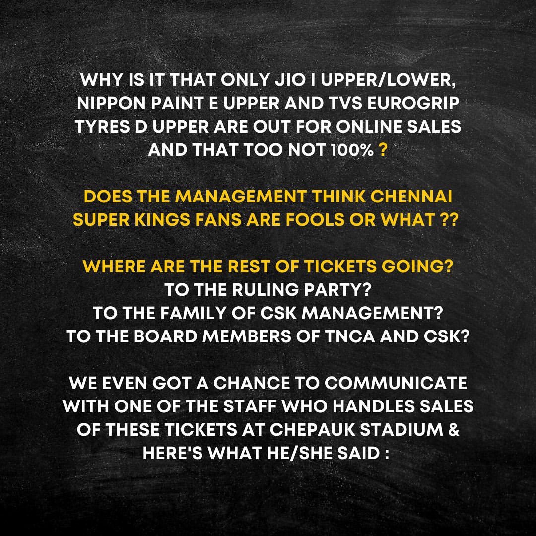 iamvishaldangi's tweet photo. from a true csk fan!
• Tag your favourite cricketer in the comment section for better reach!
• Share it, if you’re experiencing the same🤐
#chennaisuperkings #csk #cskfans #chennaiipl #cskforever #ipl2023 #ipl #iplfever #cskreturns #msdhoni #madras #cricketscam #ipltickets https://t.co/Sazmj5mzvZ