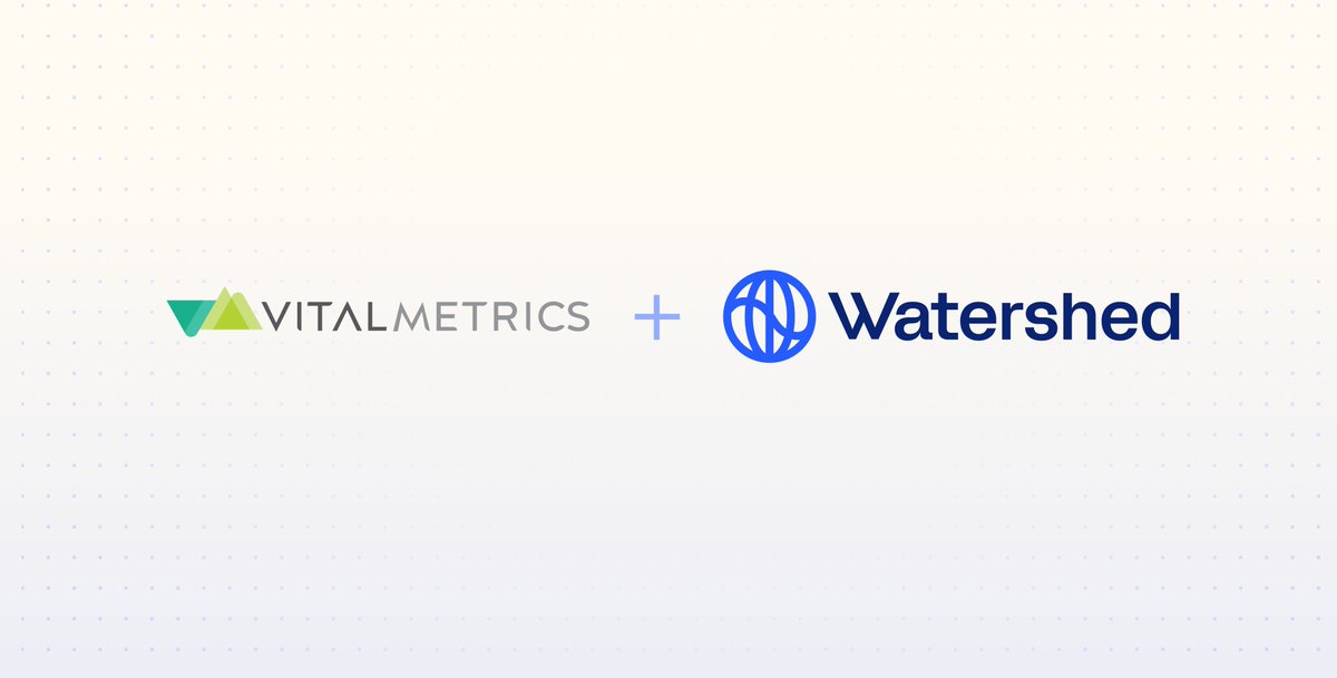 Big news: we’ve acquired VitalMetrics, the leader in science-backed carbon data. Climate action starts with good data, and we’re excited to help companies everywhere cut emissions fast. watershed.com/product/carbon…
