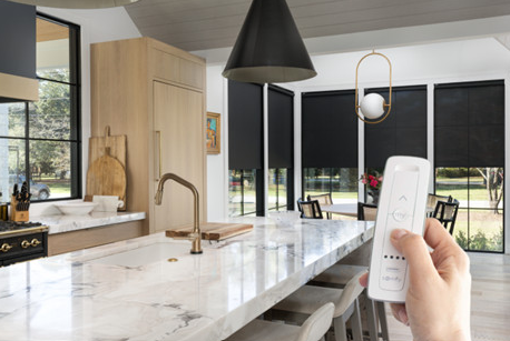 🌤 Make life easier by incorporating motorization! We have a several options that cater to safety, style, privacy and light control to appeal to every household's specific needs. Let's talk to get you the results you'd like with a simple in-home consultation!