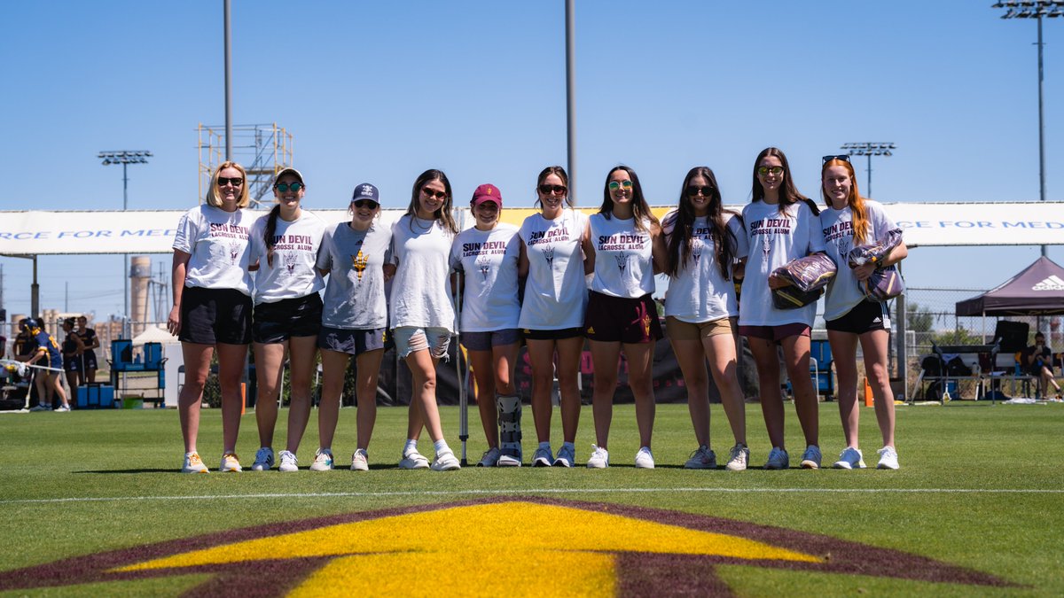 On Sunday we celebrated our Alumnae! 😈

It was great to see Sun Devils who have paved the way for ASU Lacrosse. 🔱

#ForksUp /// #SunDevils4Life