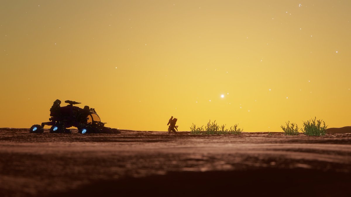 SkyXeno62's tweet image. Taking biological samples in such a landscape... hence the passion to explore places that are completely breathtaking! I love this job!
#EliteDangerous #EliteDangerousOdyssey #StellarScreenShots