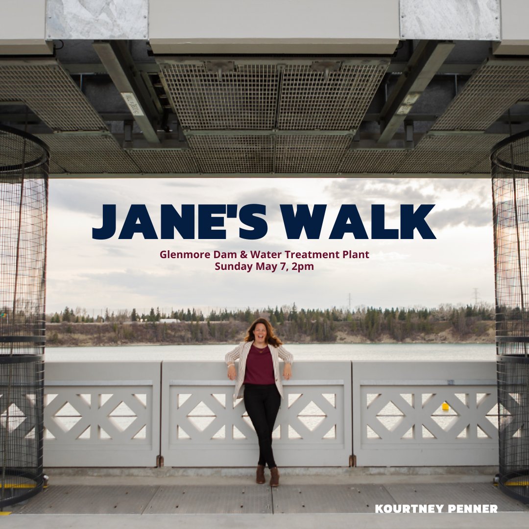 Join me and the Water services team as we discuss the old (historic aspects) and the new (upgrades) along with the complexity of water management.

Learn more &amp; register:
Glenmore Dam &amp; Historic Water Services Buildings - Jane's Walk | Jane's Walk (calgarycommunities.com)