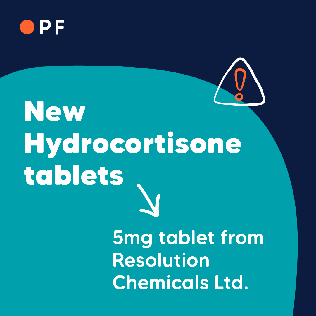 Pituitary_org's tweet photo. 5mg hydrocortisone tablets are now available from Resolution Chemicals Ltd. 

This will mean that you no longer need to split the 10mg tablets down to make your dose, which will make life much easier.

👉️ You can find out more about the change here: https://t.co/XL8lYSl5tj https://t.co/AWNiFvel2U