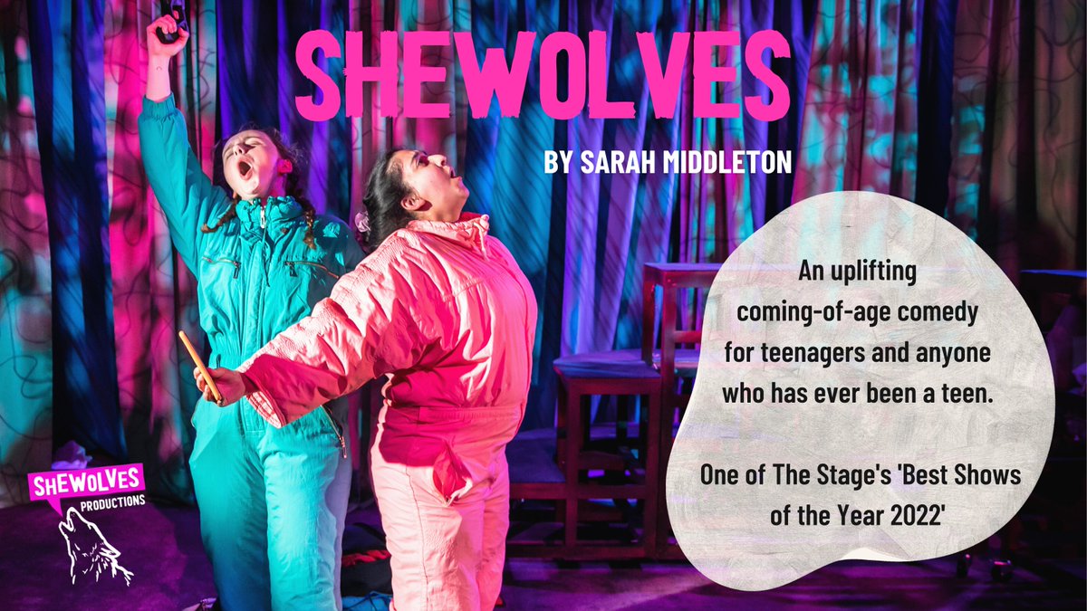 The ★★★★★ coming of age comedy with bite #SHEWOLVES is hitting the road in April + May!🐺

Somewhere between Booksmart + Little Miss Sunshine, it's a funny, empowering play about forging friendships when you’re a bit weird.

Get your paws on tickets: weareshewolves.co.uk/tour-dates